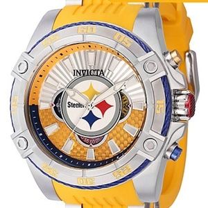 Invicta NFL Speedway Viper 52mm Quartz Chronograph Watch Pittsburgh Steelers